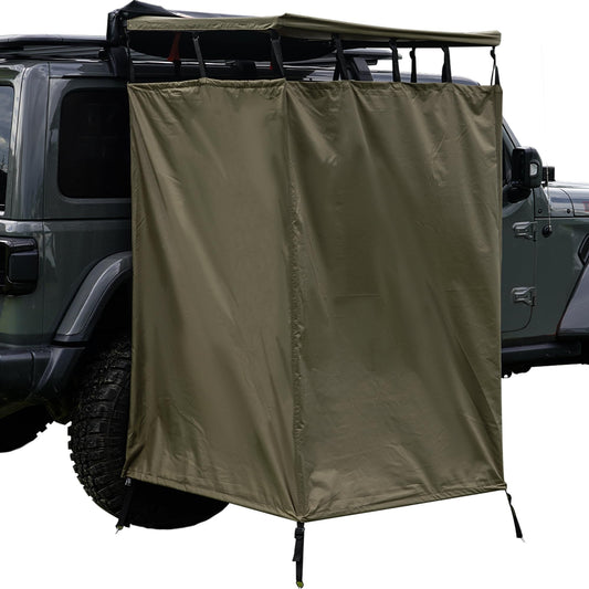 SAMOUT Vehicle Side Shower Room with Roof, 3.3ft x 3.3ft Privacy Shelter Restroom, Car Side Shower Room, Portable Shower Tent for Camping