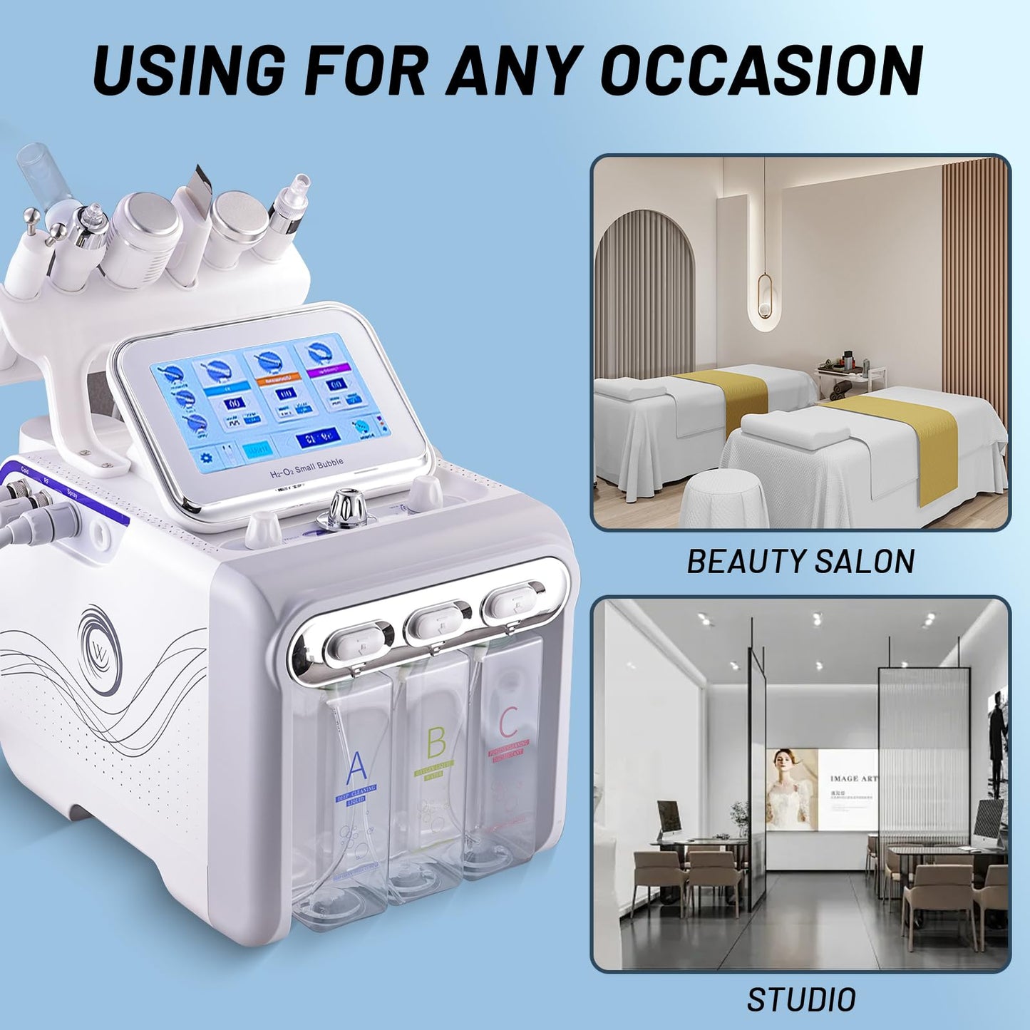7 in 1 Hydrogen Oxygen Facial Beauty Skin Machine