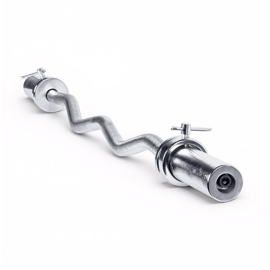 CAP Barbell 47-Inch Olympic Curl Bar - Black | Curl Barbell for Bicep and Tricep Workouts, Strength Training, and Weightlifting