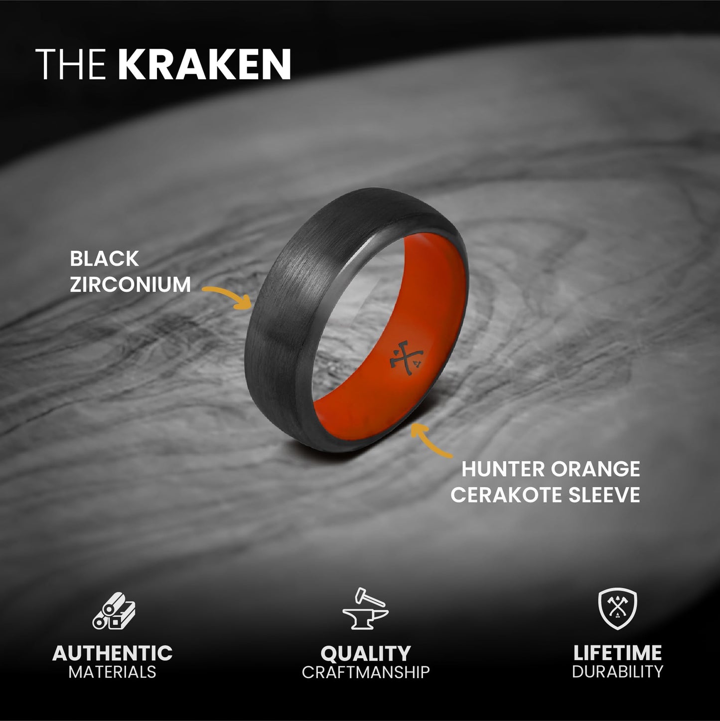 Manly Bands The Kraken - Size 7