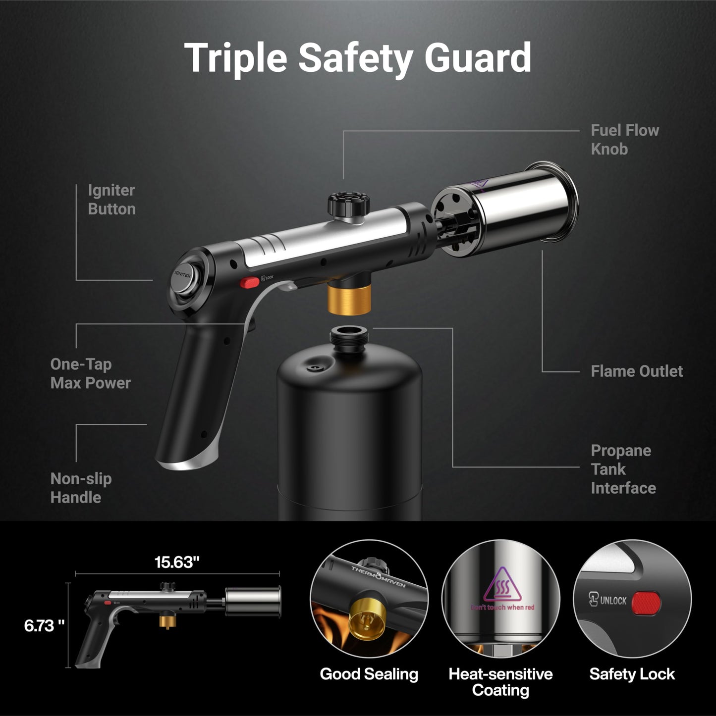 Get One PT03 Propane Torch with Your Purchase of A WT06 Thermometer