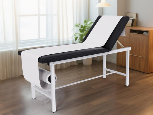 OLERN 27.6" Width Adjustable backrest Medical Exam Table & Bed with Paper Towel Holder, Message Treatment Table for Home Use, Clinic, Hospital, Chiropractic,Tattoo,Spa,440LBS