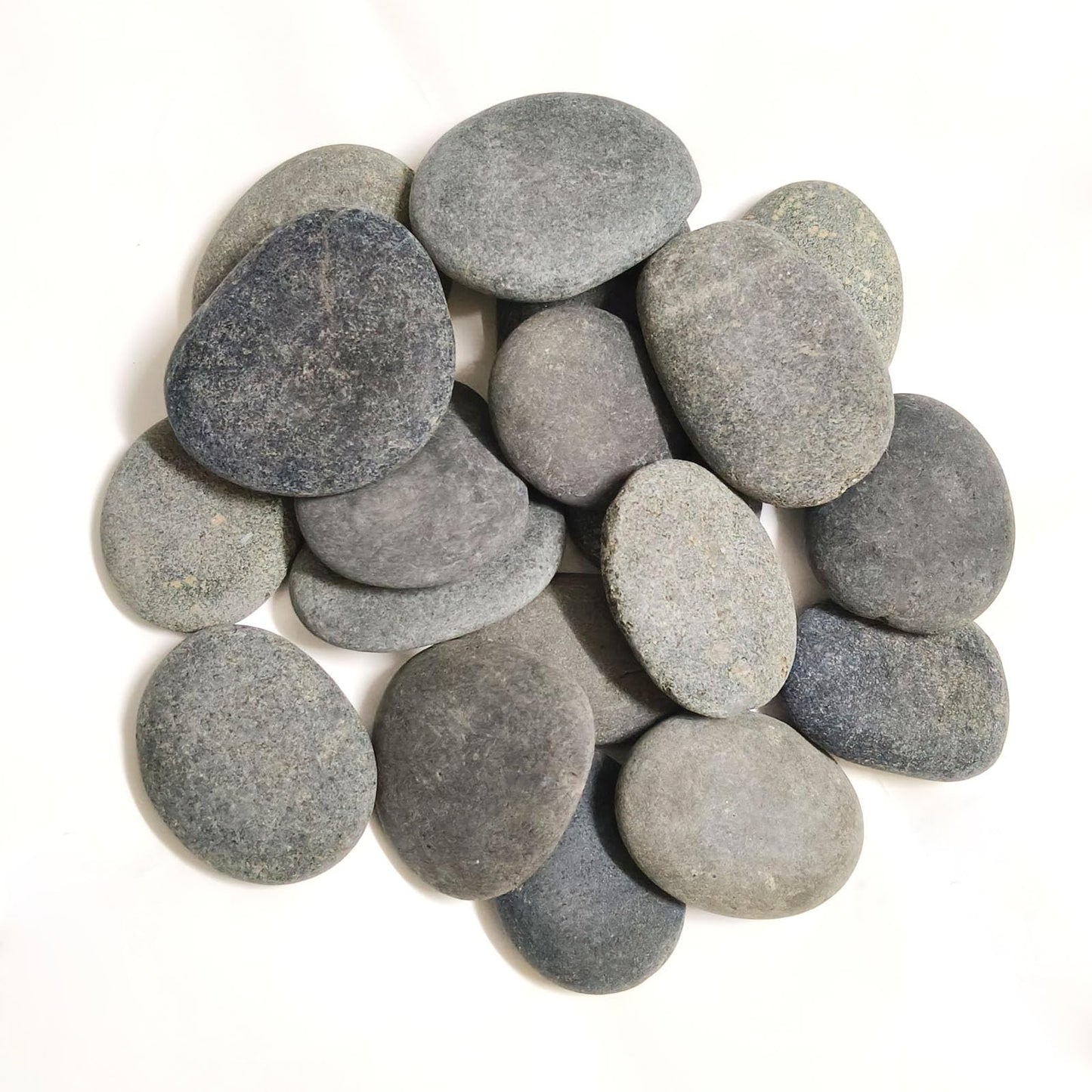 River Rocks for Painting 70 Pcs Smooth Painting Stones Set, 20 Large (2-3 Inch) & 50 Small (1.2-1.6 Inch) Flat Pebbles for Rock Painting, Arts & Crafts Supplies for Adults & Beginners