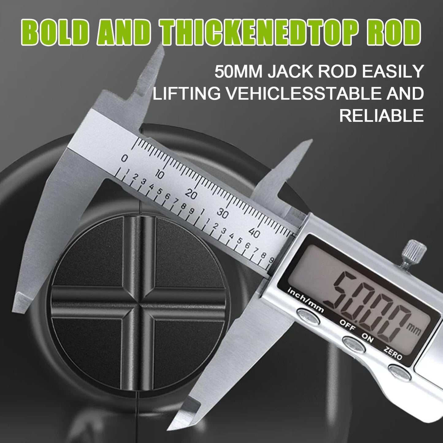 E-HEELP Electric Car Jack Kit 5 ton 12V Hydraulic Car Jack Lift (Lifting Range: 5.3-14.17inches) with Impact Wrench Inflator Pump for Car SUV Sedan MPV, LCD Display and Tire Pressure Monitor
