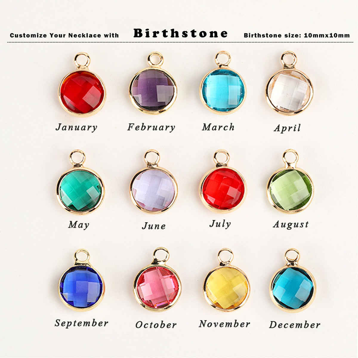 PHOCKSIN Gold Heart Locket Necklace 12 Birth Flowers Personalized Love Heart Necklace that Holds Pictures Customized Gifts Locket Necklaces for Birthday Presents