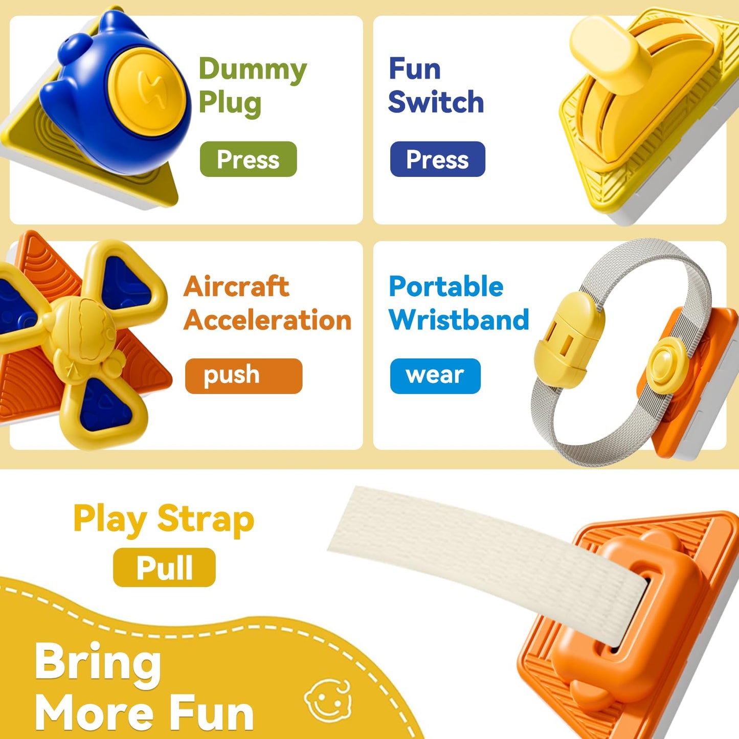 22‑in‑1Toddler Busy Board Activity Cube Toys, Montessori Sensory Toy & Travel Leaning for Toddlers, Early Education Active Toy and Fine Motor Skills Development Toy for 1 2 3 Years Old Boys & Girls