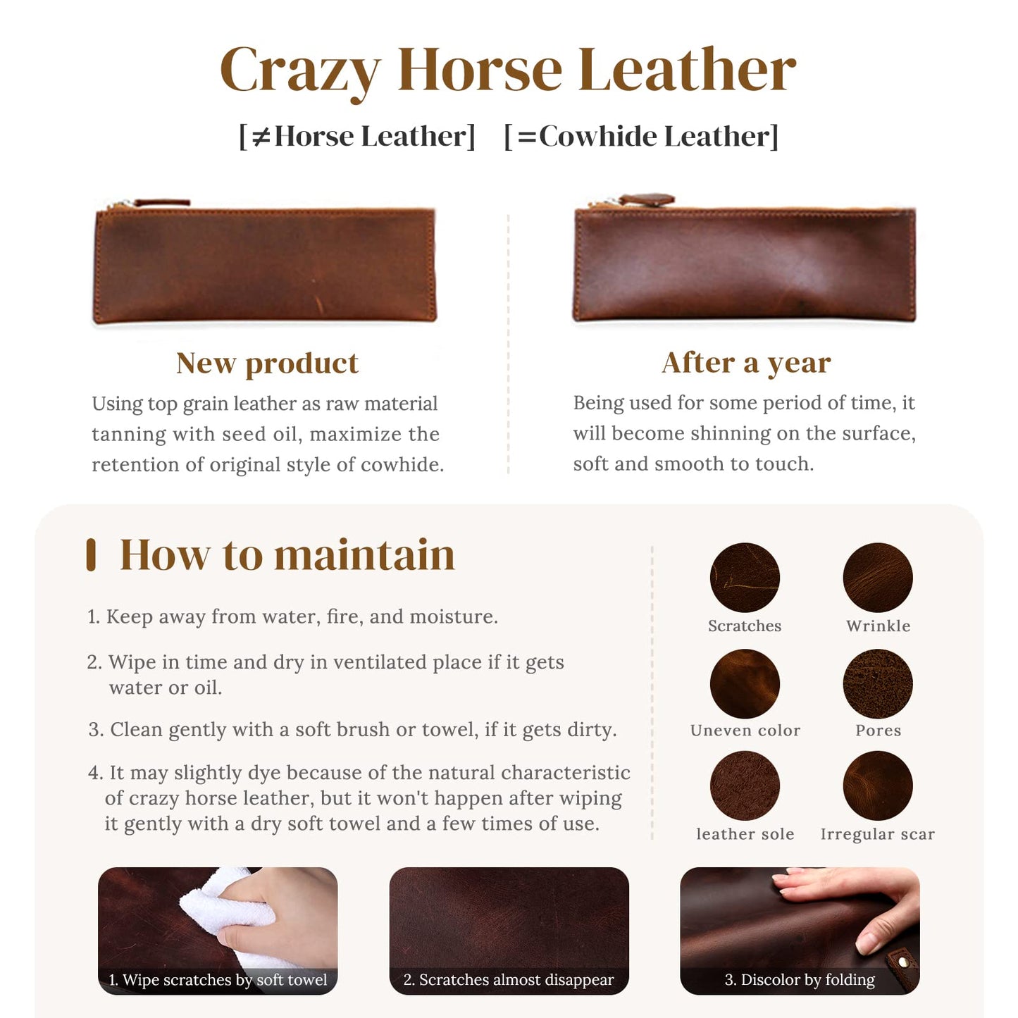 S-ZONE Genuine Leather Backpack Purse for Women Men Vintage Rucksack Handbag Travel Daypack