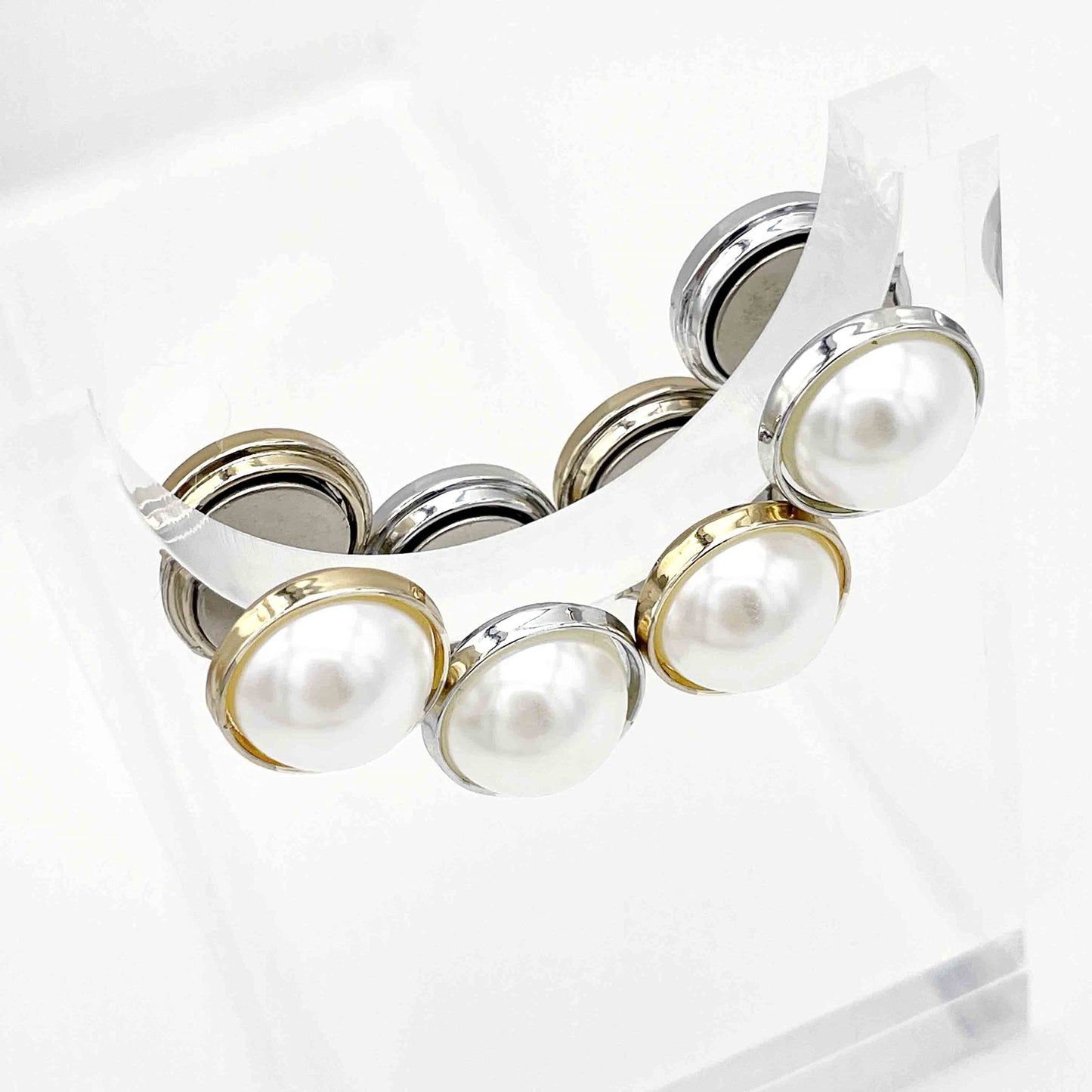 Strong Pearl Safety Magnetic Hijab Pins for Clothes Scarves Niqab Magnet for Women Girls