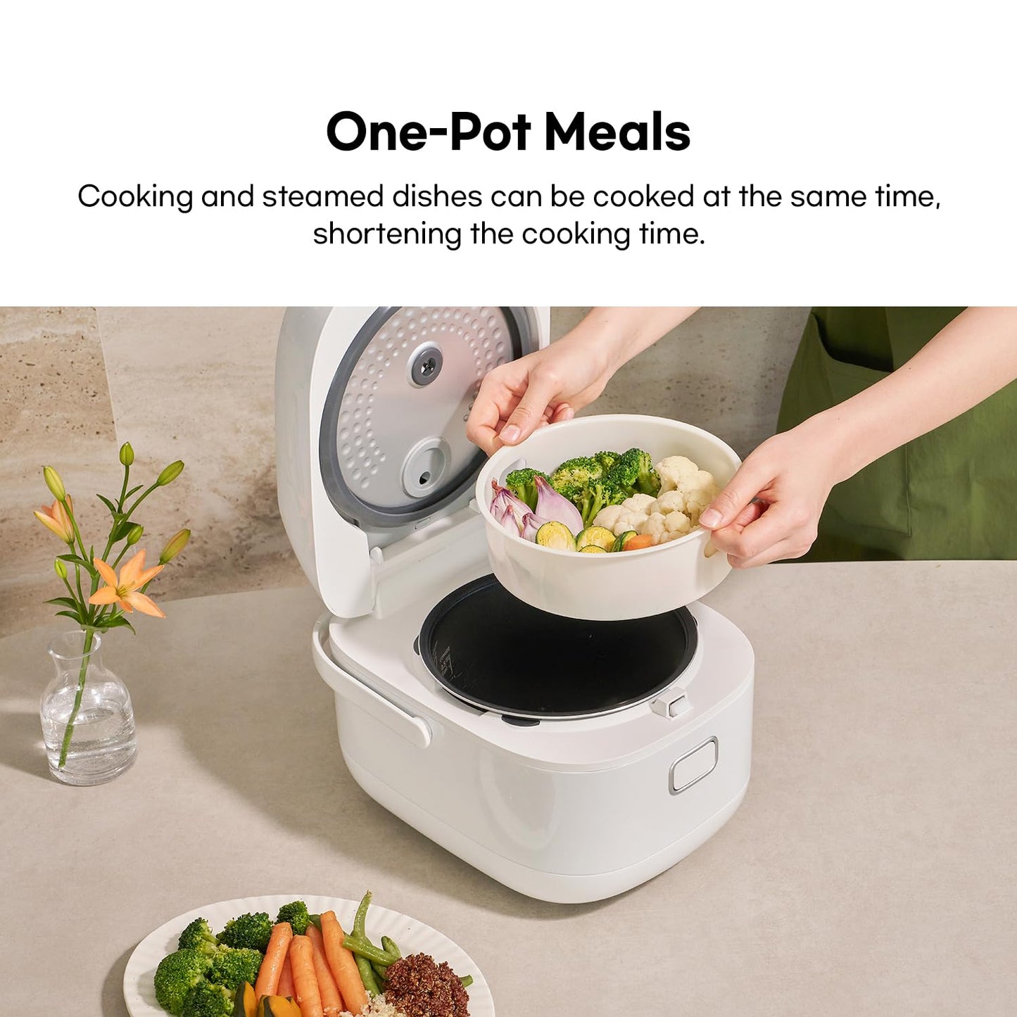 [CUCHEN] IH Induction Heating Rice Cooker/Micom 5.5 Cups/Specialized for Jasmine Rice, Basmati Rice, Calrose Rice