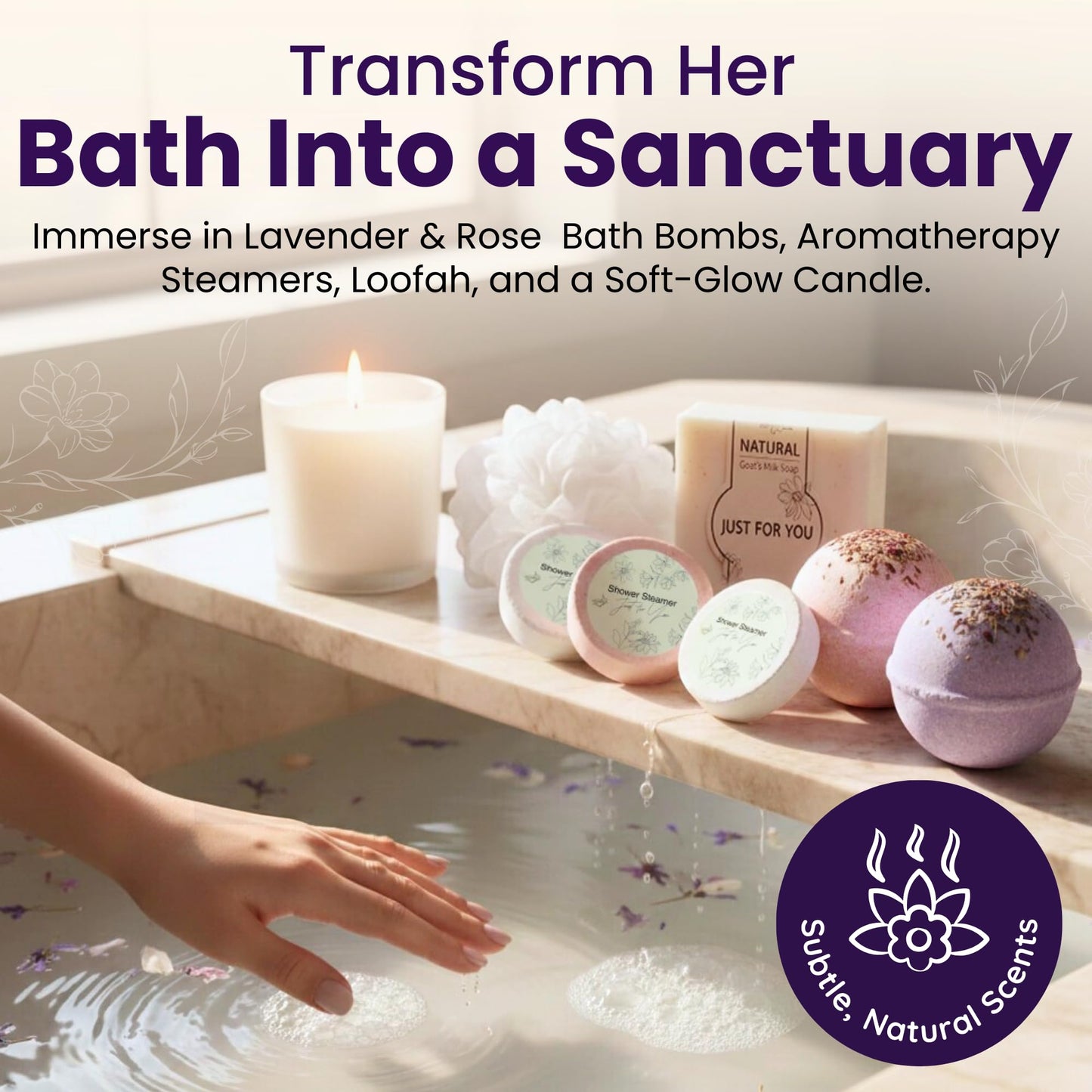 16 Pcs Self Care Gifts for Women - Relaxing Spa Gift Basket for Women, Unique Birthday & Get Well Soon Care Package for Her, Thinking of You Gift Set for Mom, Wife, Sister, Friend