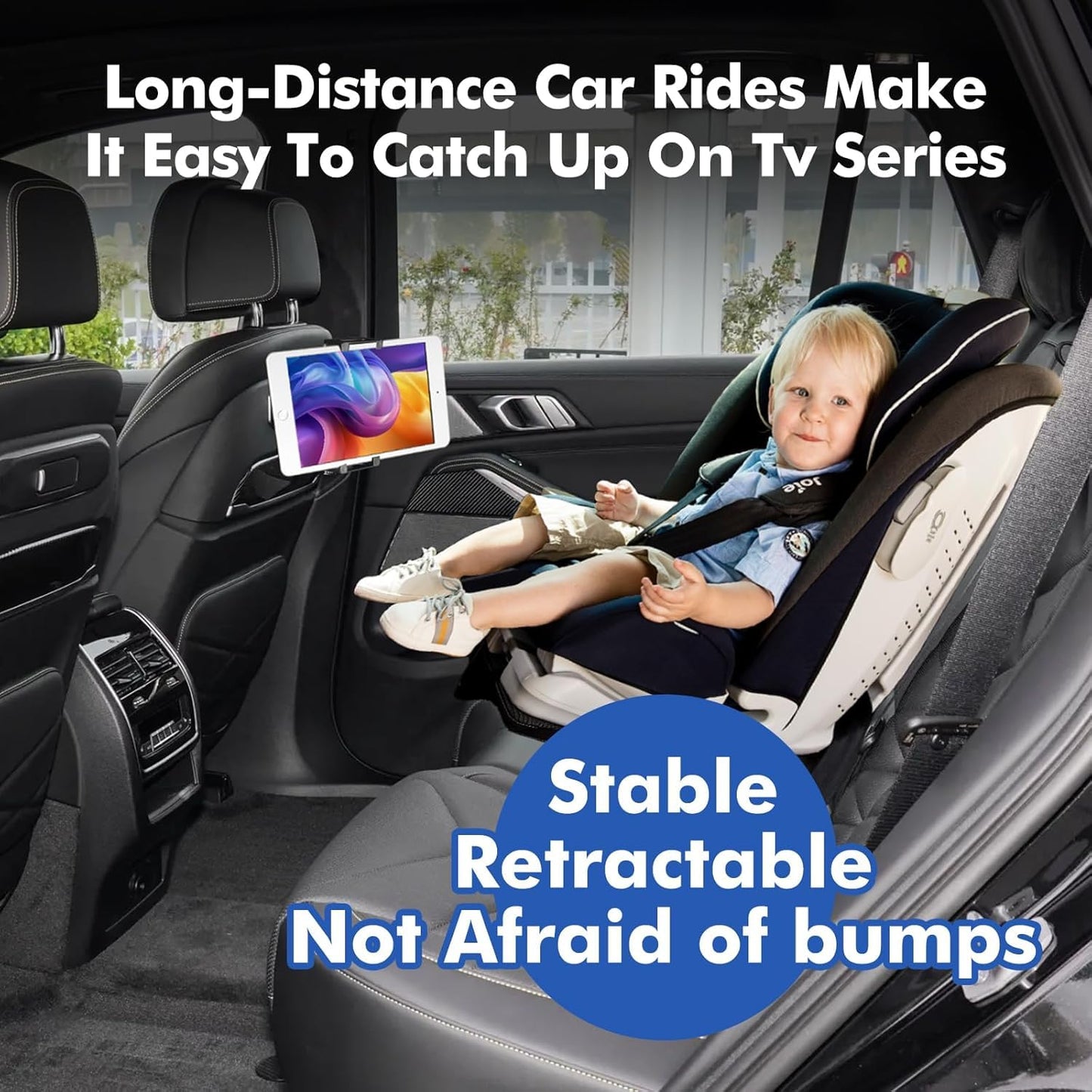 ZACITLEI Car Headrest Tablet Holder for BMW X5 X6 G05 G06 G60 G45, Car Back Seat Mount, Gifts Road Trip Essentials for Kids, for 6-11" Device Like iPad Pro, Air, Mini, Galaxy Tab