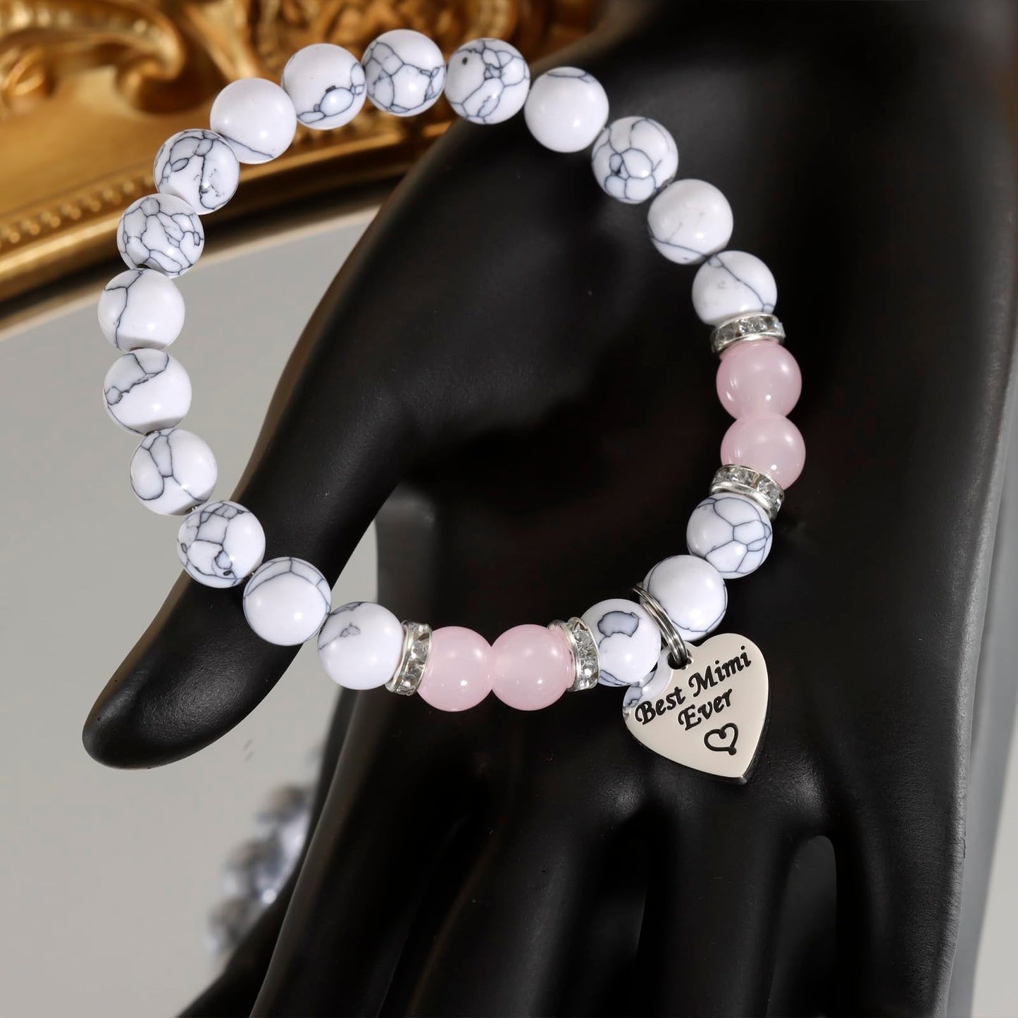 Kivosliviz Mimi Jewelry for Women Gifts from Granddaughter Best Grandma Mothers Day Mimi Bracelet