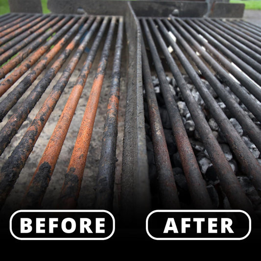 Grill Rescue BBQ Replaceable Scraper Cleaning Head, [Rescue-Upgraded], Bristle Free, Durable and Unique Scraper Tools for Cast Iron or Stainless-Steel Grates, Barbecue Cleaner (Rescue Pro Head)