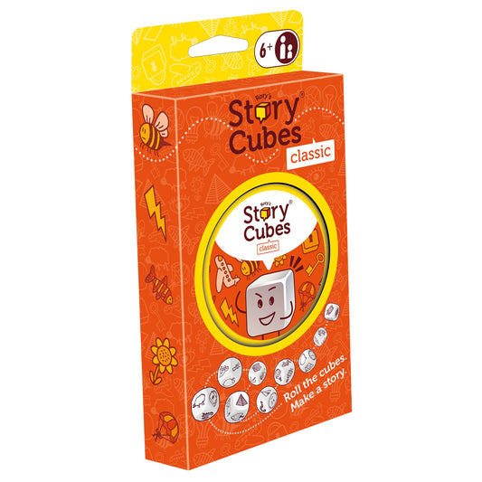 Asmodee Rory's Story Cubes Classic (Eco-Blister) - Spark Imagination with Limitless Storytelling, Creative Game for Kids & Adults, Ages 6+, 1+ Players, 10 Minute Playtime