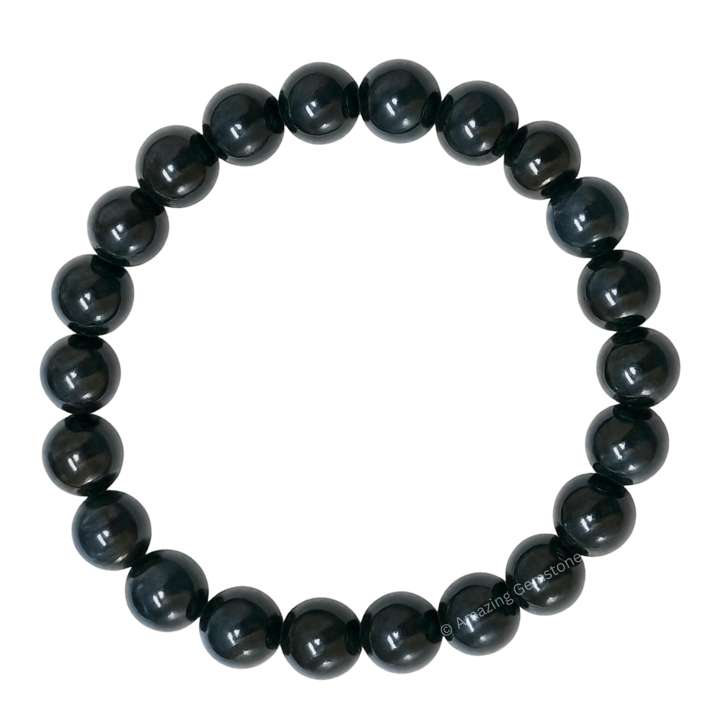 Amazing Gemstone Crystal Bracelet for Women Men's Gifts - Protection Healing Crystal Bracelet - 8mm Gemstone Beaded Stretchable Bracelet Pulseras Para Hombres Mujer Stocking Stuffers Mothers Day Gift (Tiger Eye (Blue & Black))