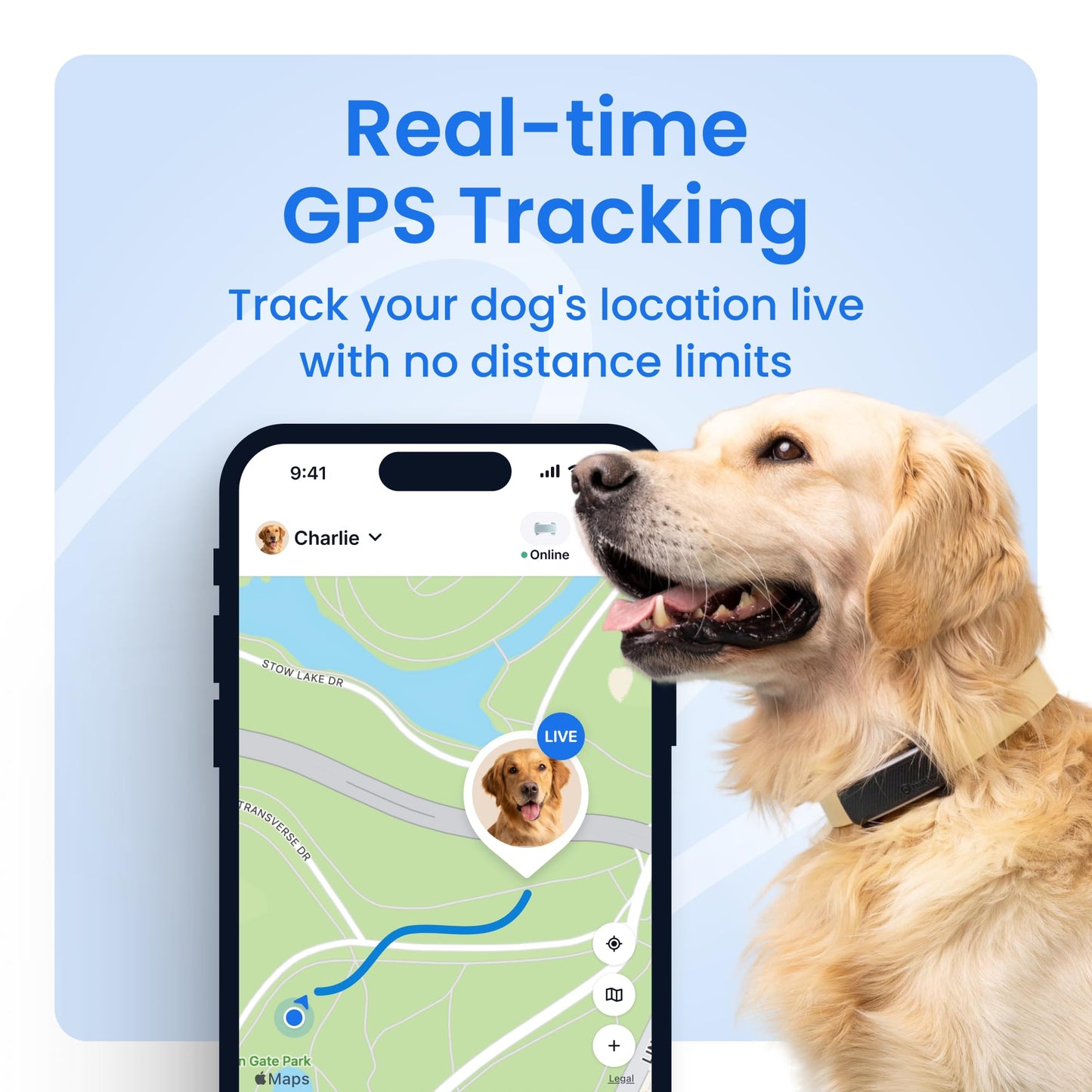 Tractive Smart Dog GPS Tracker | Live Pet Tracker with Virtual Fence | Vital Signs Monitoring of Heart & Respiratory Rate | Bark Monitoring | Dog Collar Attachment (Bundle of 2, Black & Mint)