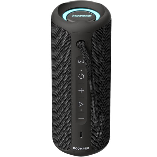 MIATONE Bluetooth Speakers 36W TWS Portable Speaker with Stereo Sound Bass, Bluetooth 5.3 Wireless USB Type C Outdoor, 5000mAh 24H Playtime IPX7 for Present, Boy Friend Gifts for him (Black)