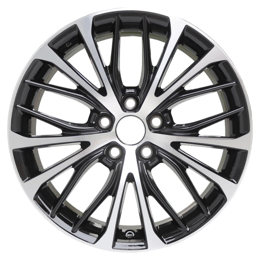 LUNEGUE New 18x8 18 Inch Replacement Premium Aluminum Alloy Wheel Rim Fits for 2018 2019 2020 Toyota Camry SE, ALY75221U45N, OE Stock Specs, Machined and Black