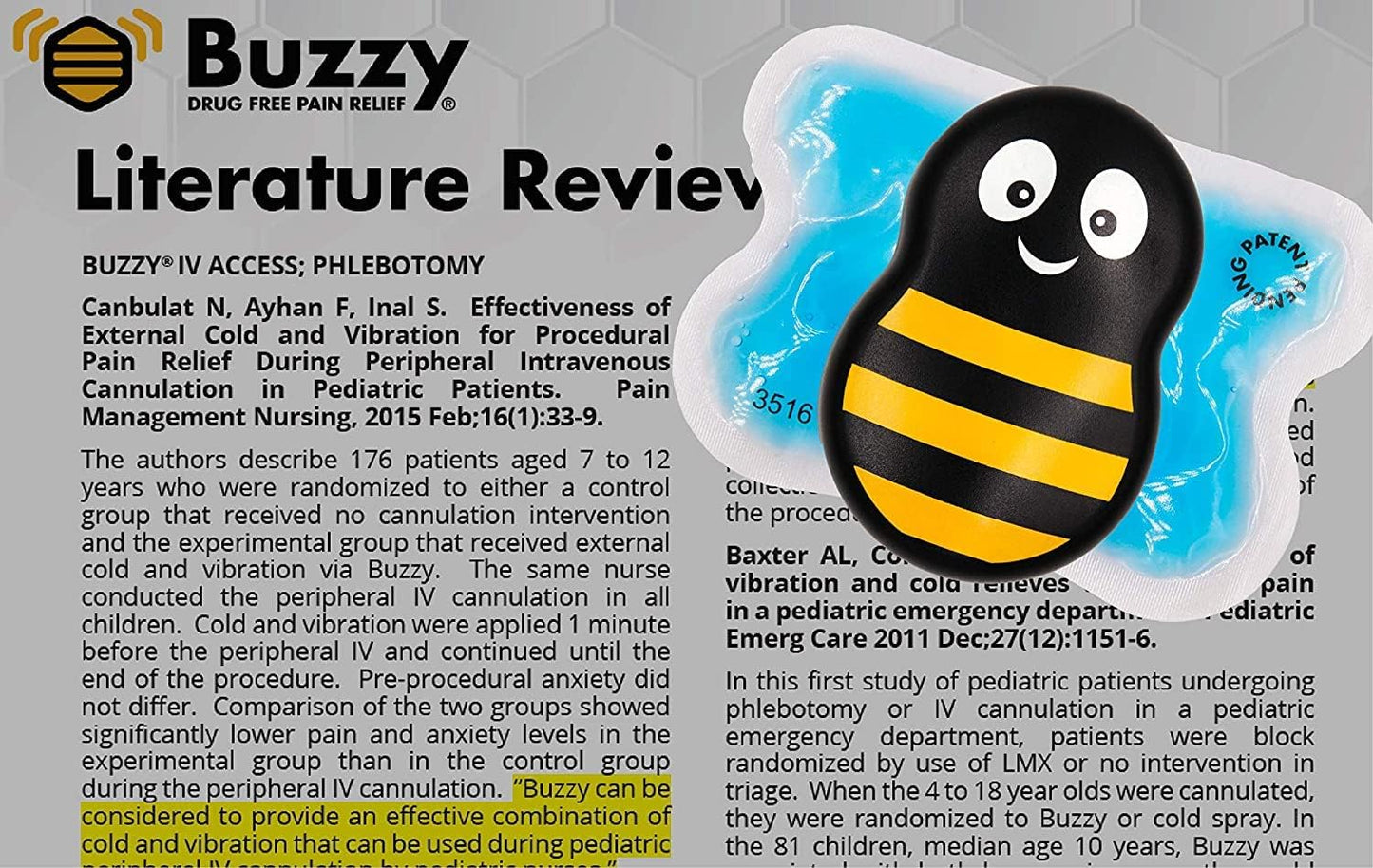 Buzzy Distraction Bundle – Distraction Games, Puzzles, Toys, and Buzzy Personal Vibrating Ice Pack - Sharp Pain Relief - As Seen On Shark Tank - Pain Relief for Shots, IVF, Insulin, Vaccines