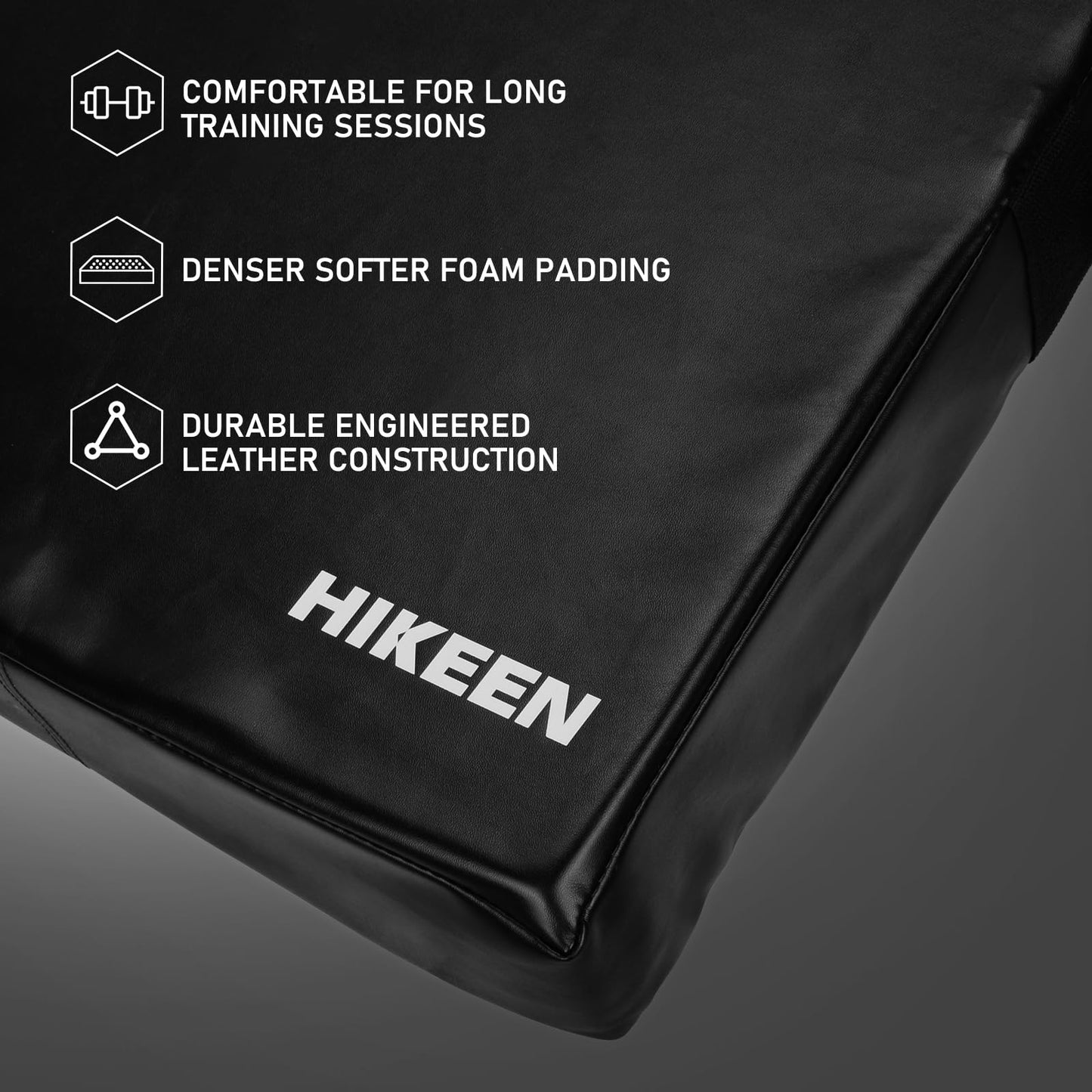 Hikeen 2PCS Football Blocking Pad Training Equipment Denser Softer Foam Kick Pads for Football, Basketball, Hockey, Lacrosse Tackle Dummy - 24"x16" Kick Shield Pad with Handle