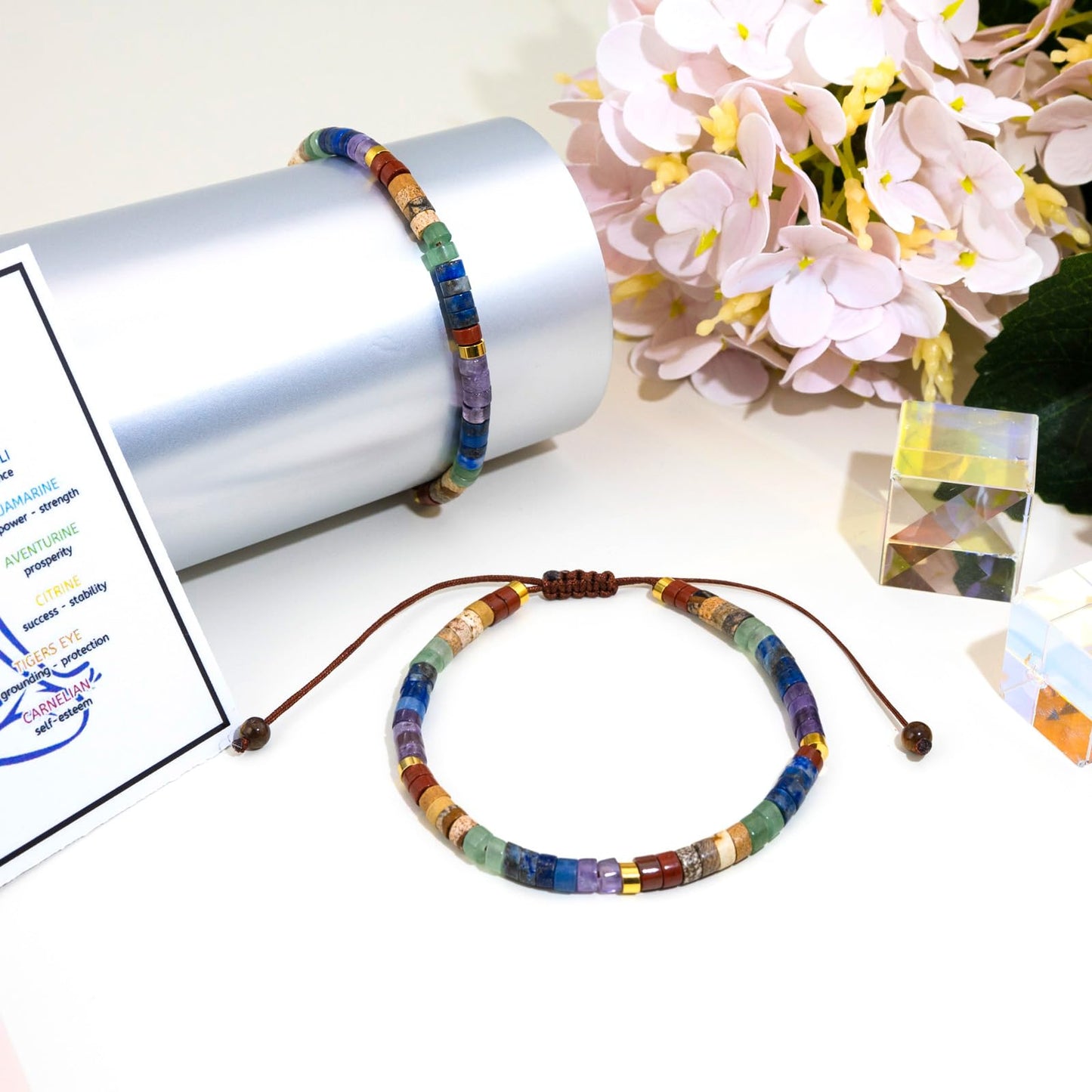 Aisity Bracelets for Women Crystals and Healing Stones Easter Mothers Day Birthday Gifts for Women Jewelry Chakra Bracelet Uniquue Gifts Anxiety 7 Chakras Healing Crystals Meditation Relax Anxiety