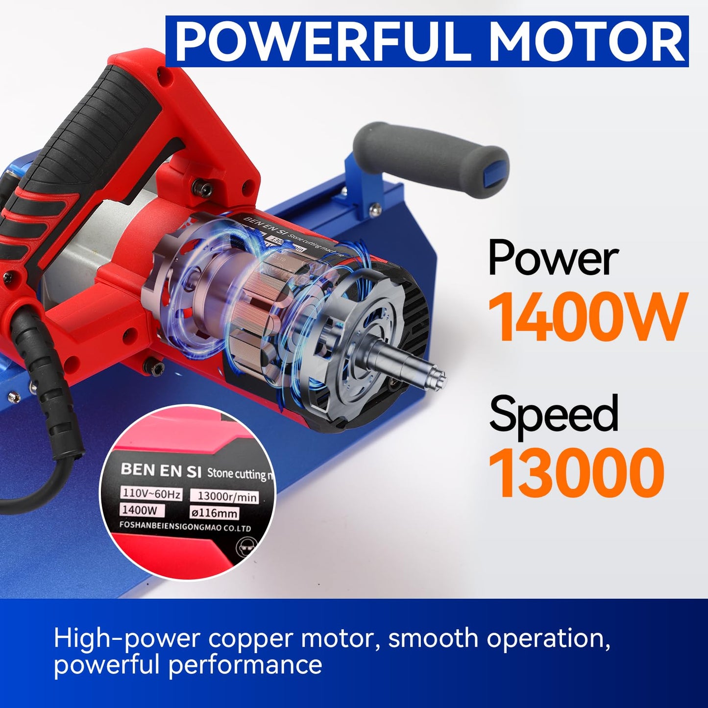 Electric 45 Degree Tile Chamfering Tool Professional Tile Bevel Cutter with 1400W High Strength Tile Chamfering Machine with 110V 4m Hose.Spraying System for Large Format Tile Ceramic Porcelain