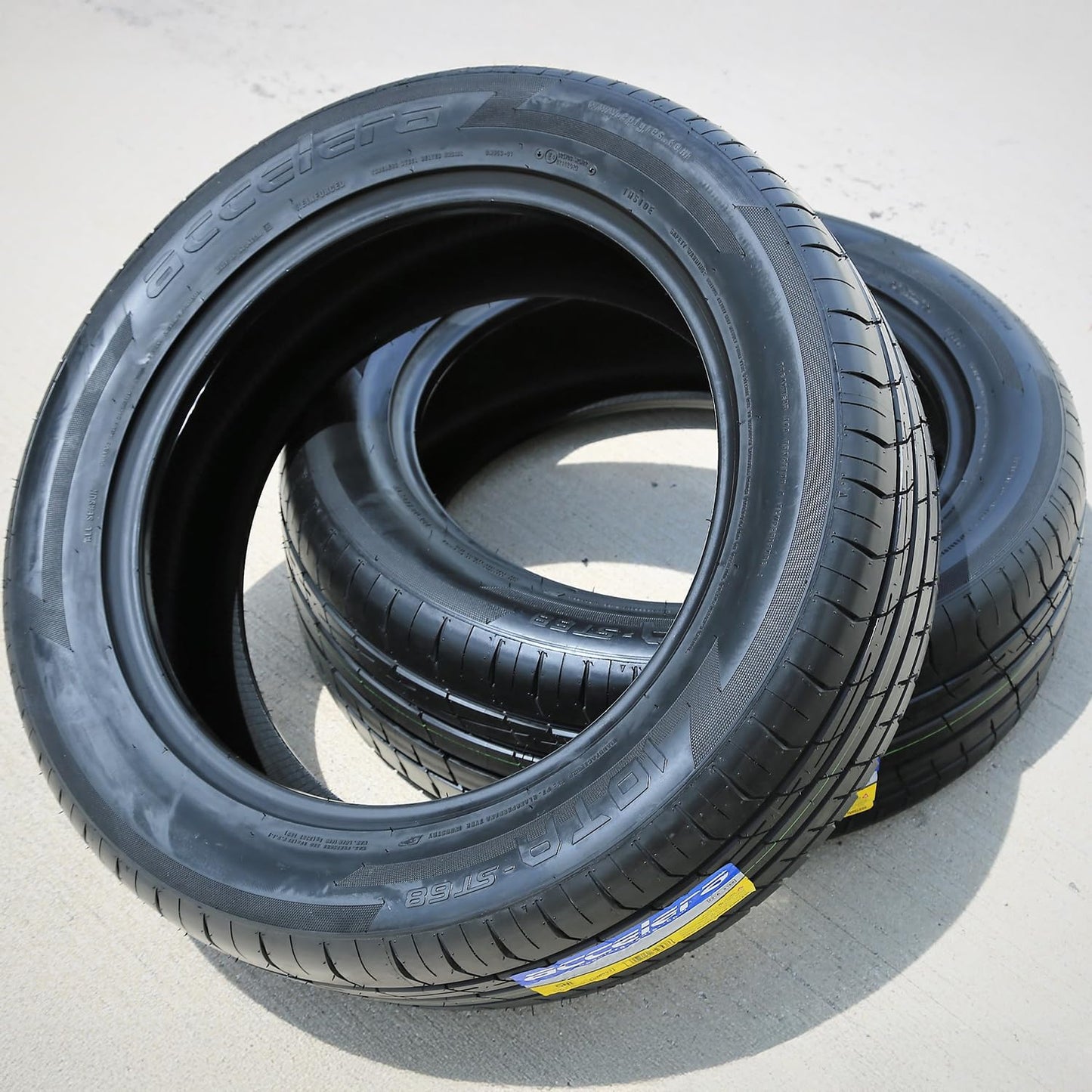 Accelera Iota ST68 All-Season Truck/SUV High Performance Radial Tire-265/50R19 265/50ZR19 265/50/19 265/50-19 110Y Load Range XL 4-Ply BSW Black Side Wall UTQG 400AA