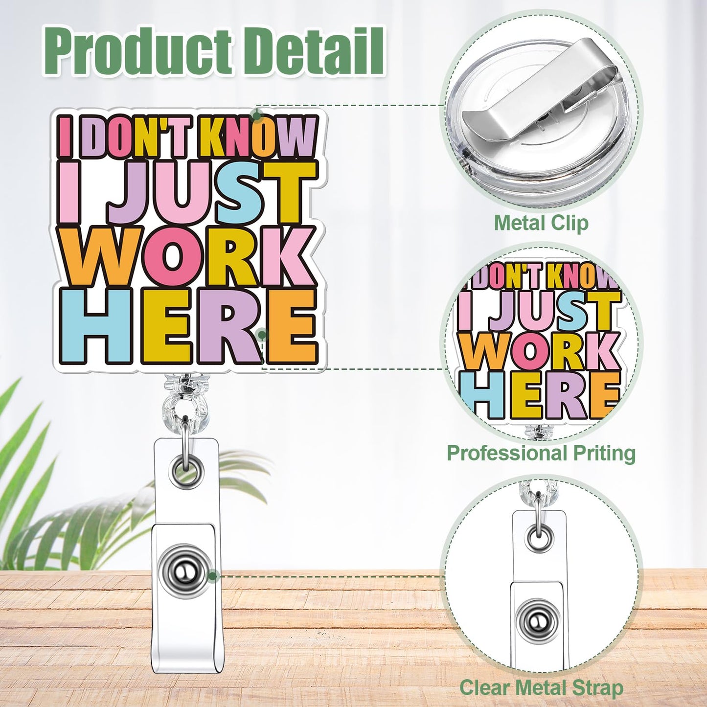 Feifeiya 24 Pcs Funny Badge Reel Nurse Cute Retractable Name ID Clip Badge Holder for Doctor Student Medical Assistant Coworker Work Accessories Bulk Gifts(Funny Style)