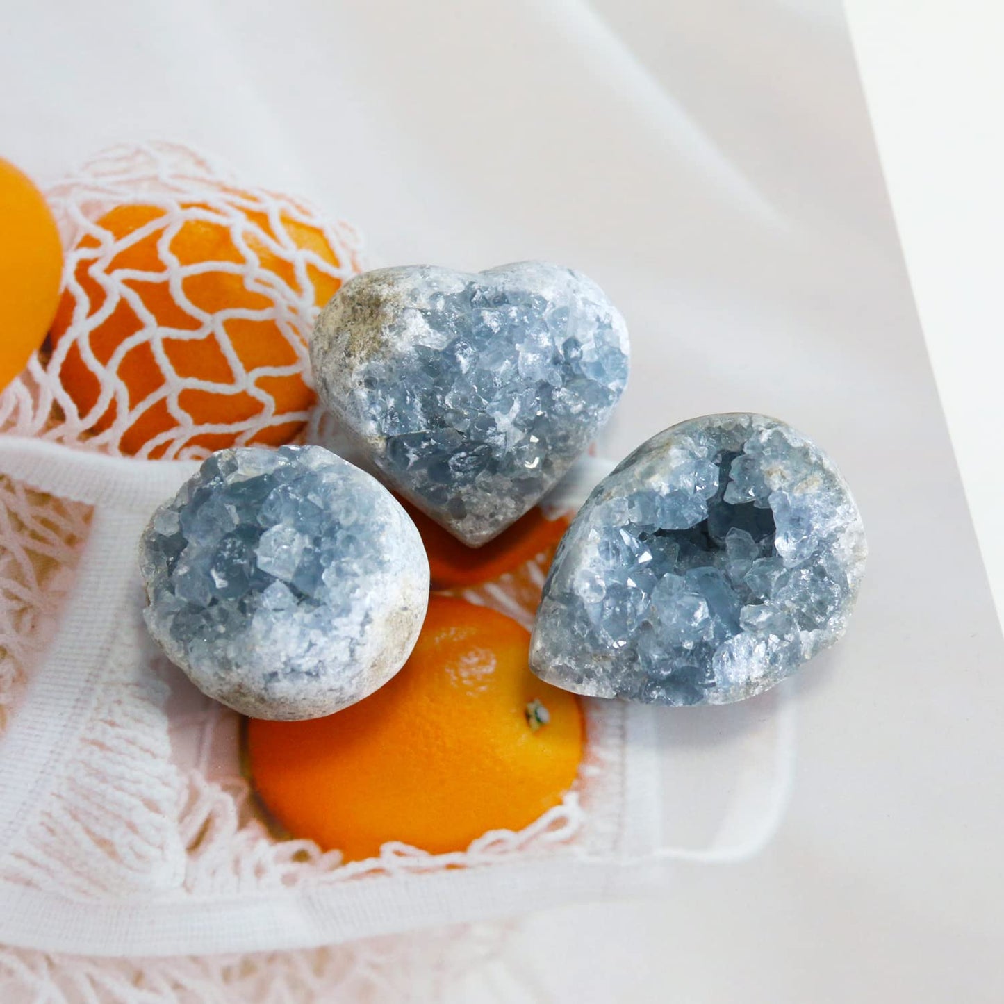Namzi Celestite Crystals, Crystal Clusters, Raw Crystals, Angelite Crystal, Witchcraft Crystals, Blue Calcite Crystal, Blue Crystal, Witchcraft Supplies, Crystals and Healing Stones(100-150G)