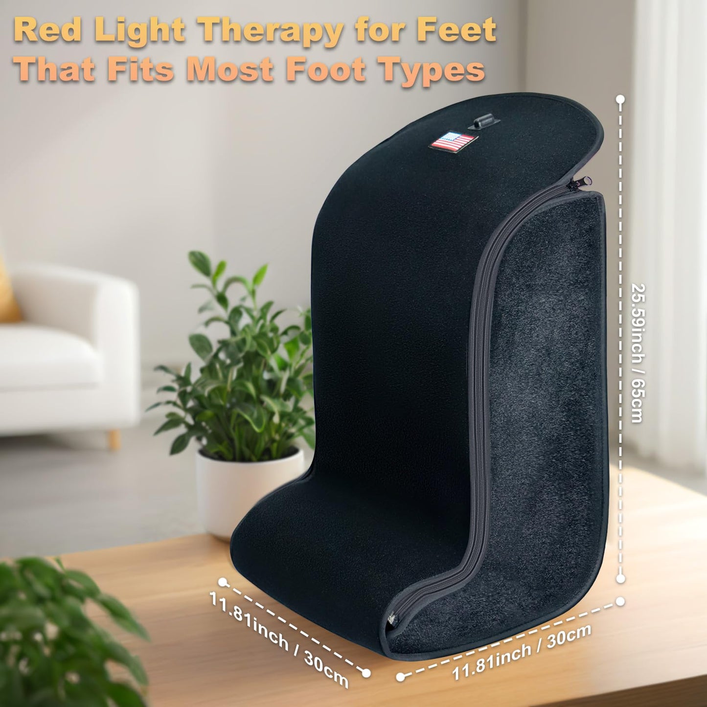 Red-Light-Therapy-for-Feet,2026 Upgraded 4 Modes for Legs Ankle,Infrared Light Therapy Consisting of 420 Dual Wavelength LED,Adjustable Power and Time Controller(13.8 * 11 * 18.1IN)
