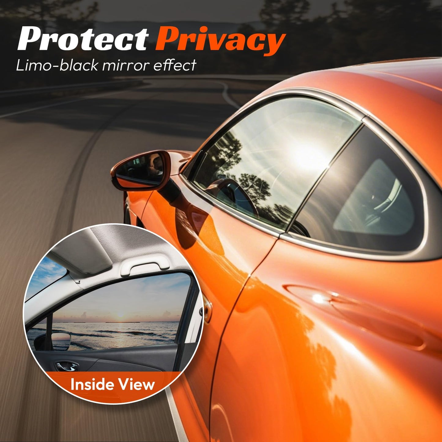 PAMAGOO Window Tint Car 5% VLT, 60" x100' Ceramic Window Roll for Privacy Sun & Glare Protection UV Heat Blocking, Scratch Resistant 5-Layer