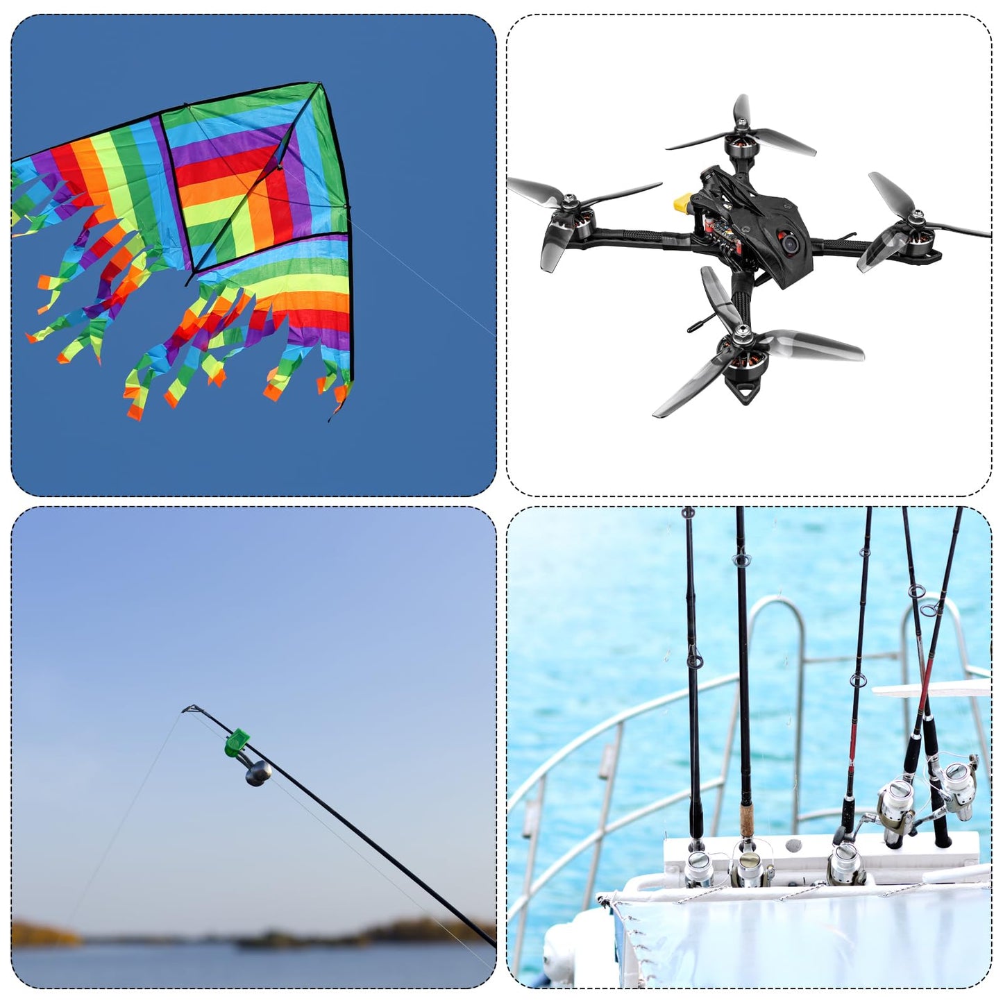 uxcell 4Pcs Carbon Fiber Tube 4 x 6 x 500mm Pultruded Carbon Fiber Tubing for RC Airplane Kite Wing Tube Quadcopter Arm