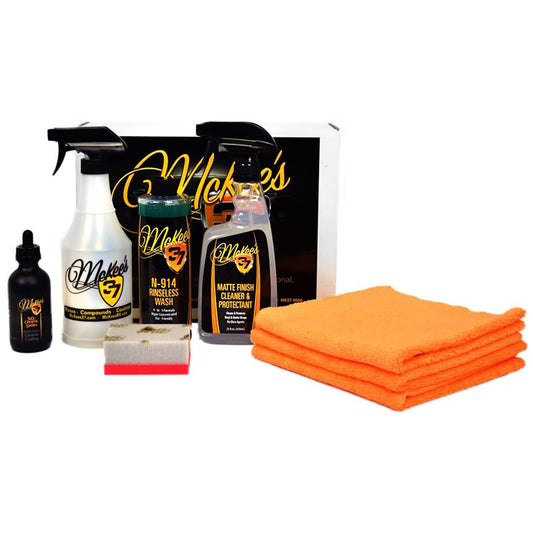 McKee's 37 - Matte Finish Ceramic Coating Kit - Complete Ceramic Coating Kit: Protection & Showroom Shine for Matte Cars