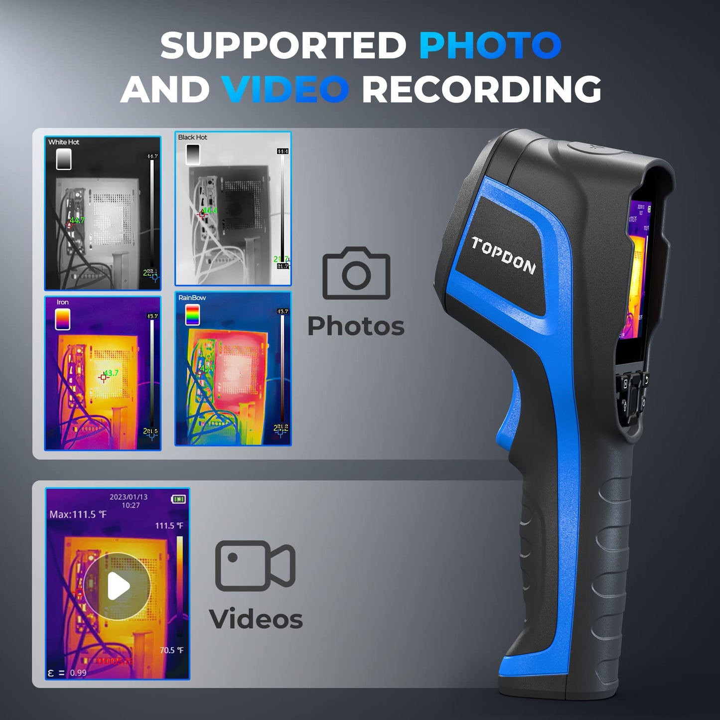 TOPDON USA - Handheld Thermal Imaging Camera 256X192 Resolution