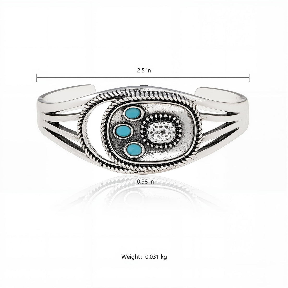 Montana West Rustic Couture's Jewelry Western Turquoise Cuff Bangle Bracelet Bohemian Vintage Elastic for Women Cowgirl RCW-02-110TQ