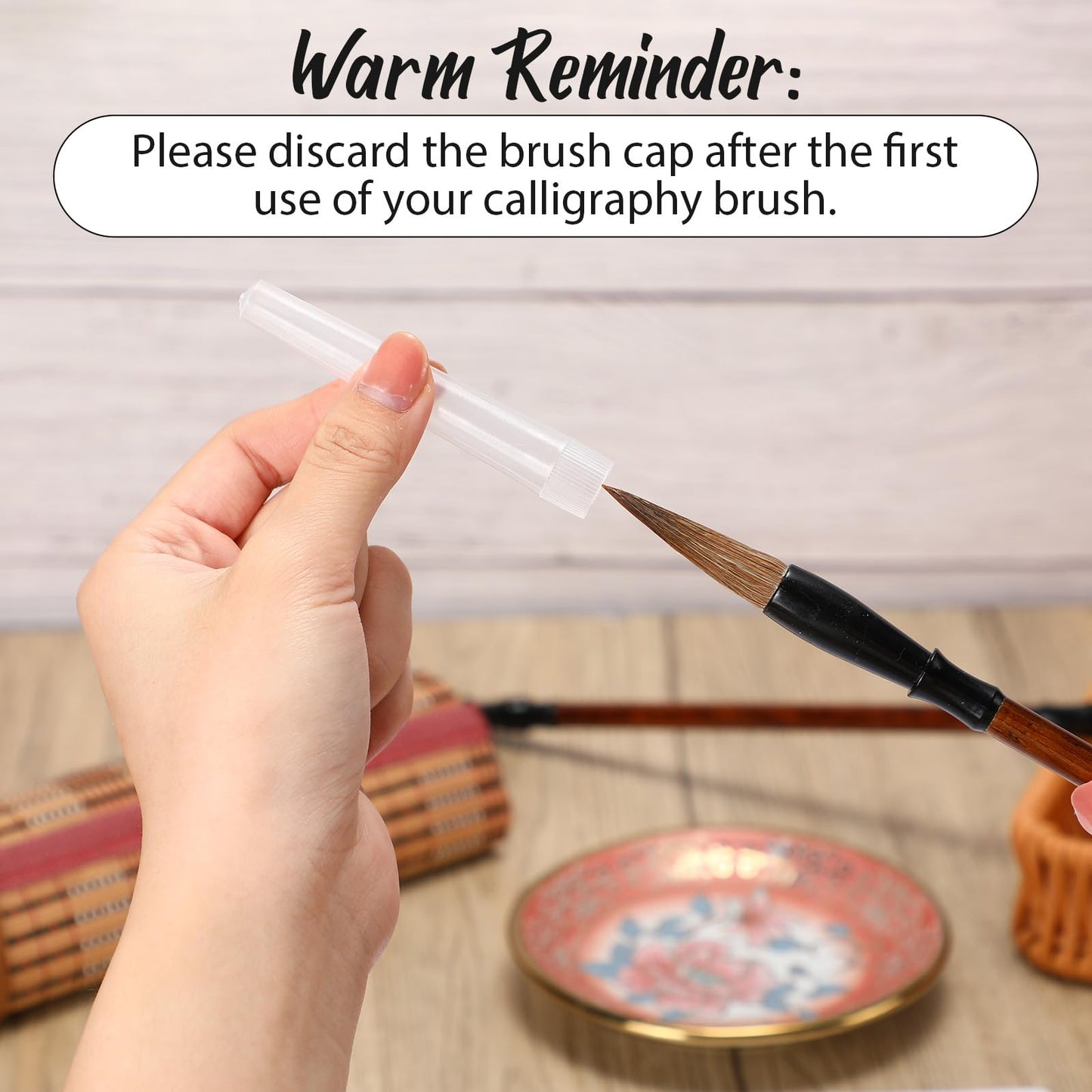 Resurhang 48 Pcs Chinese Calligraphy Brush Set Watercolor Brushes Bulk with Roll up Bamboo Brush Holder Writing Drawing Brushes for Kanji, Japanese Sumi, Drawing, Writing, Painting, Art Supplies