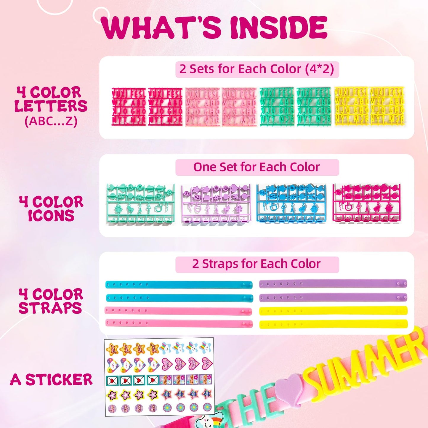 Dupamind Friendship Bracelet Making Kit for Girls, Birthday Gifts Art & Craft Kits for Kids, DIY Jewelry Making Kit, Girls Present for Ages 5-12, Toys for Age 5, 6, 7, 8, 9, 10, 11, 12 Years Old