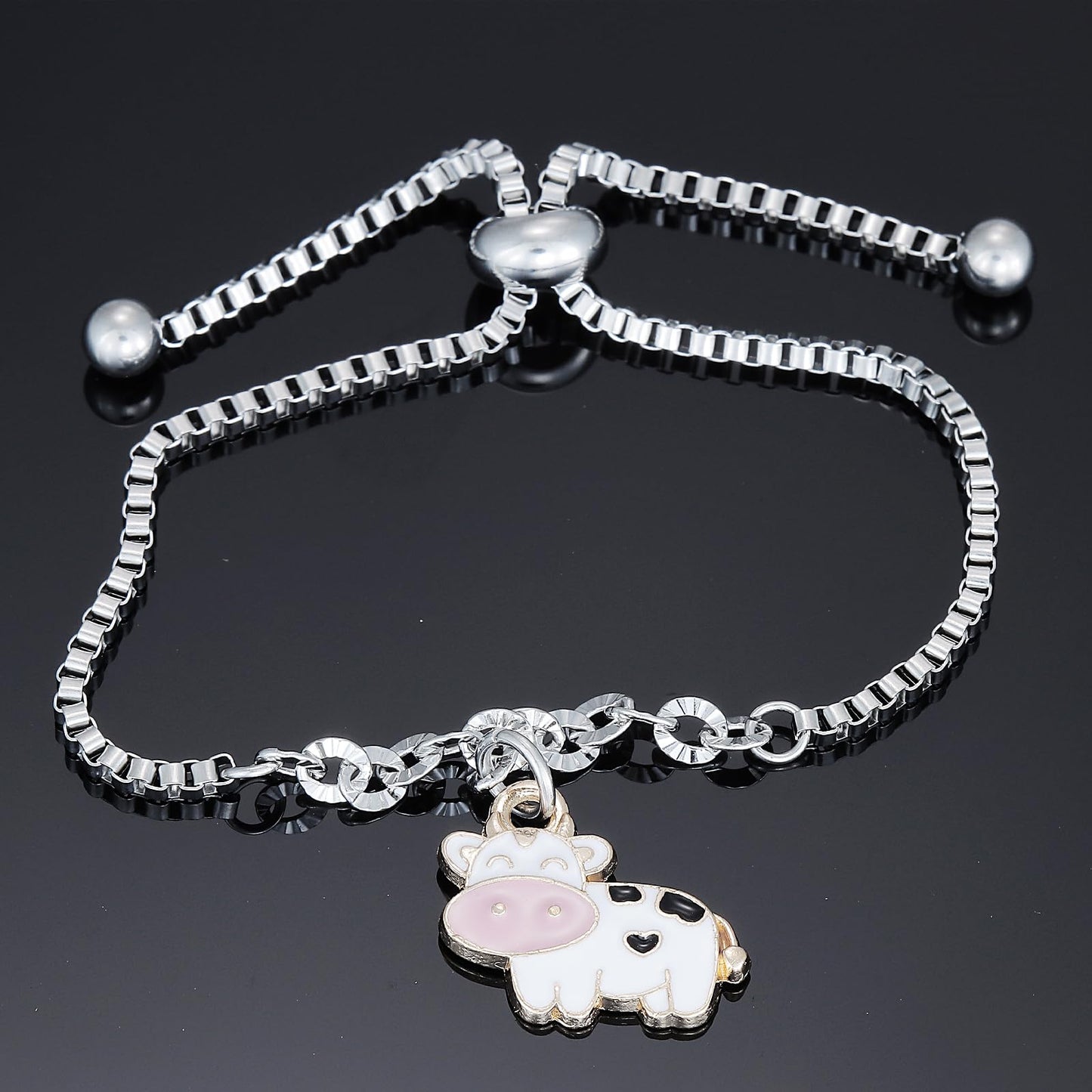 Kivosliviz Cow Bracelet Gifts for Women - Cow Themed Jewelry