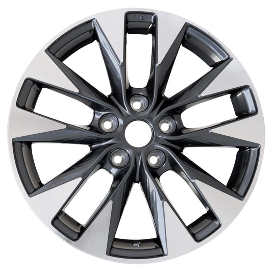 LUNEGUE 17" New 17x6.5" Aluminum Alloy Wheel Rim Fits for Nissan Sentra 2016 2017 2018 2019 Factory Wheel Replacement, ALY62730U35N, Direct Fit, OEM Design Replacement Rim