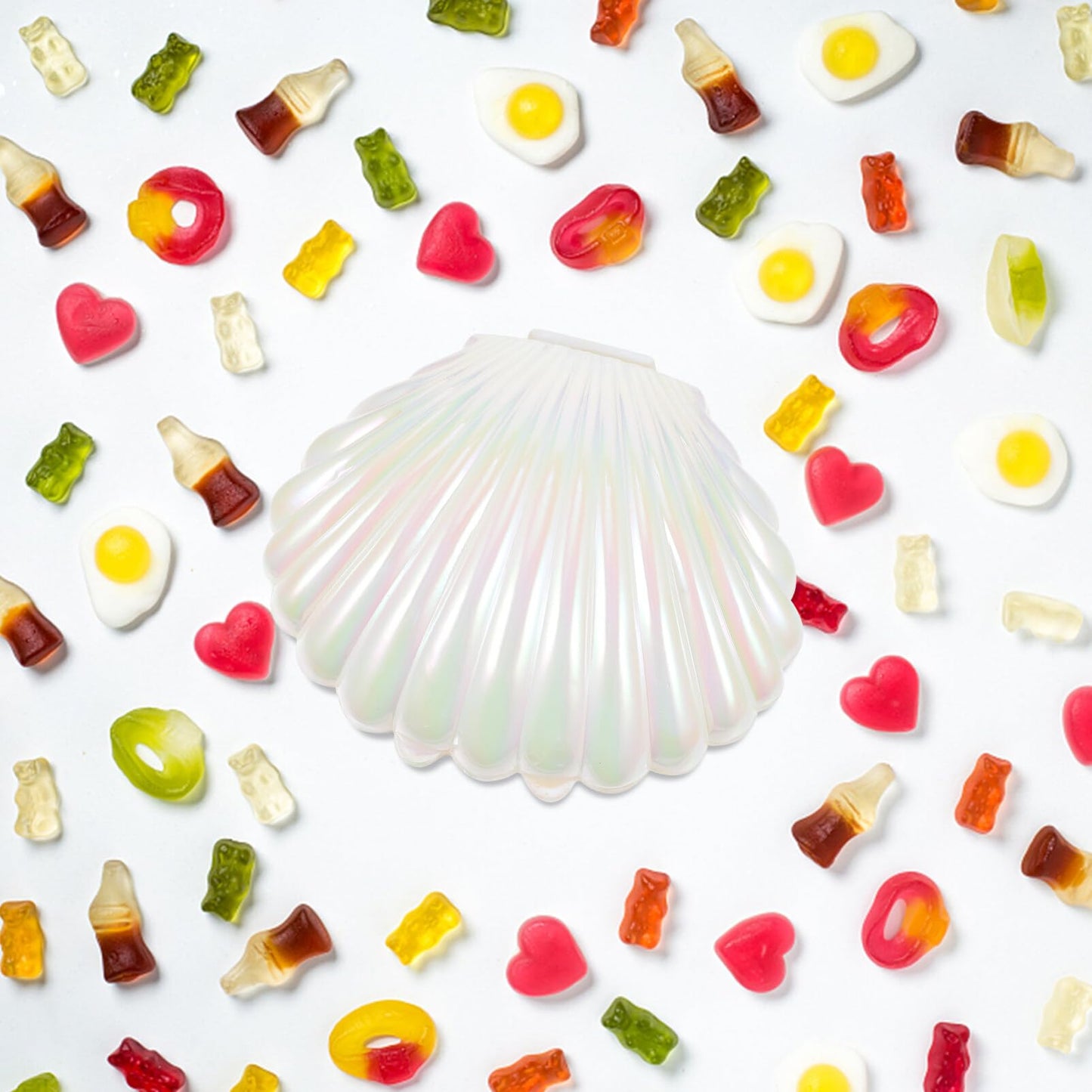 Gadpiparty 10pcs Sea Shell Party Favors, Shell Jewelry Box, for Birthday Decorations and Under the Sea Theme Party Ocean Beach Goodie Treat Supplies