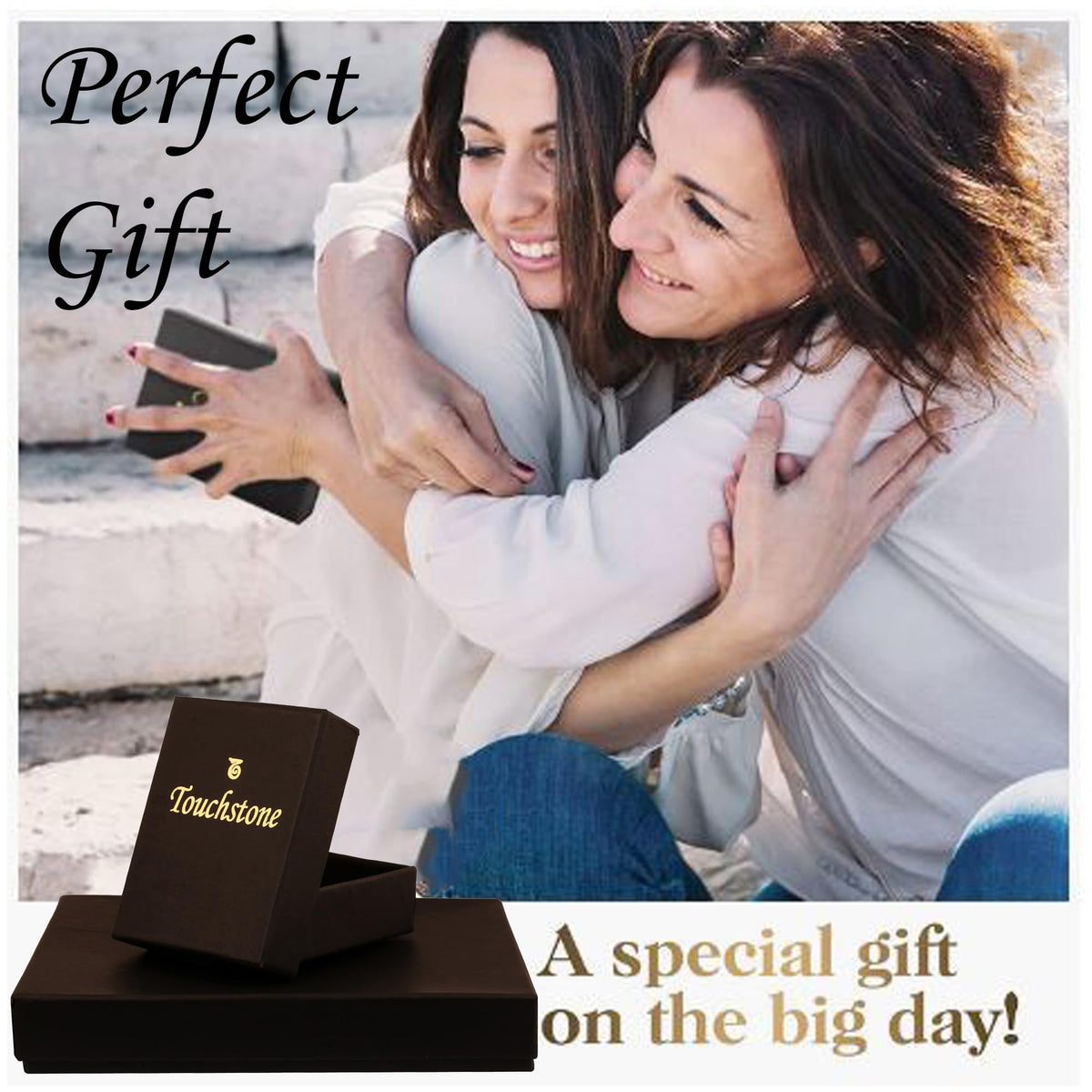 Touchstone Inspirational Copper Engraved Magnetic Bracelets for Women-Personalized Jewelry Gifts for Best Friend/Mom/Daughter/Sister - In a Pretty Gift Box Dream Explore Discover Love