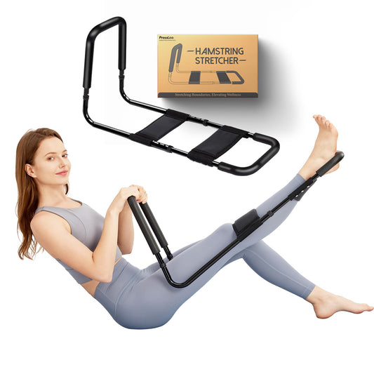 PressLoo Hamstring Stretcher for Knee Extension & Pain Relief, Adjustable Low Back, Calf, Leg & Hip Stretching Device for Flexibility, ACL MCL Surgery Recovery Physical Therapy & Rehab Equipment