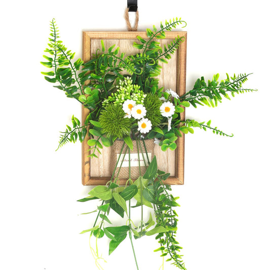 SHUOQIDI Simulation Flower Hanging Green Plants, Bedroom, Restaurant, Coffee Shop Atmosphere Decoration wall, Background wall Renovation