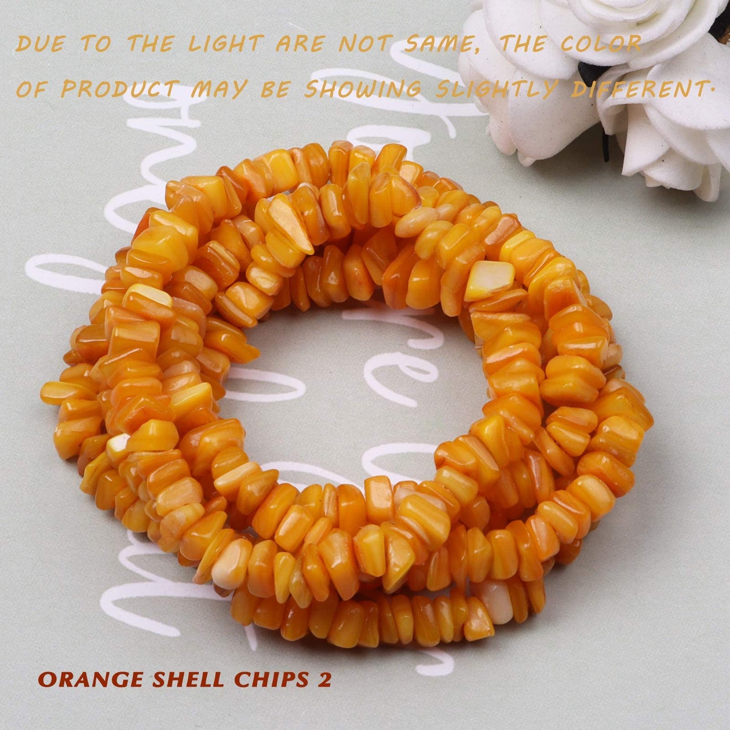 500 pcs Natural Chip Stone Beads, Citrine 5-8 mm Irregular Gemstones Healing Crystal Loose Bead for Jewelry Making Bracelet Crafting