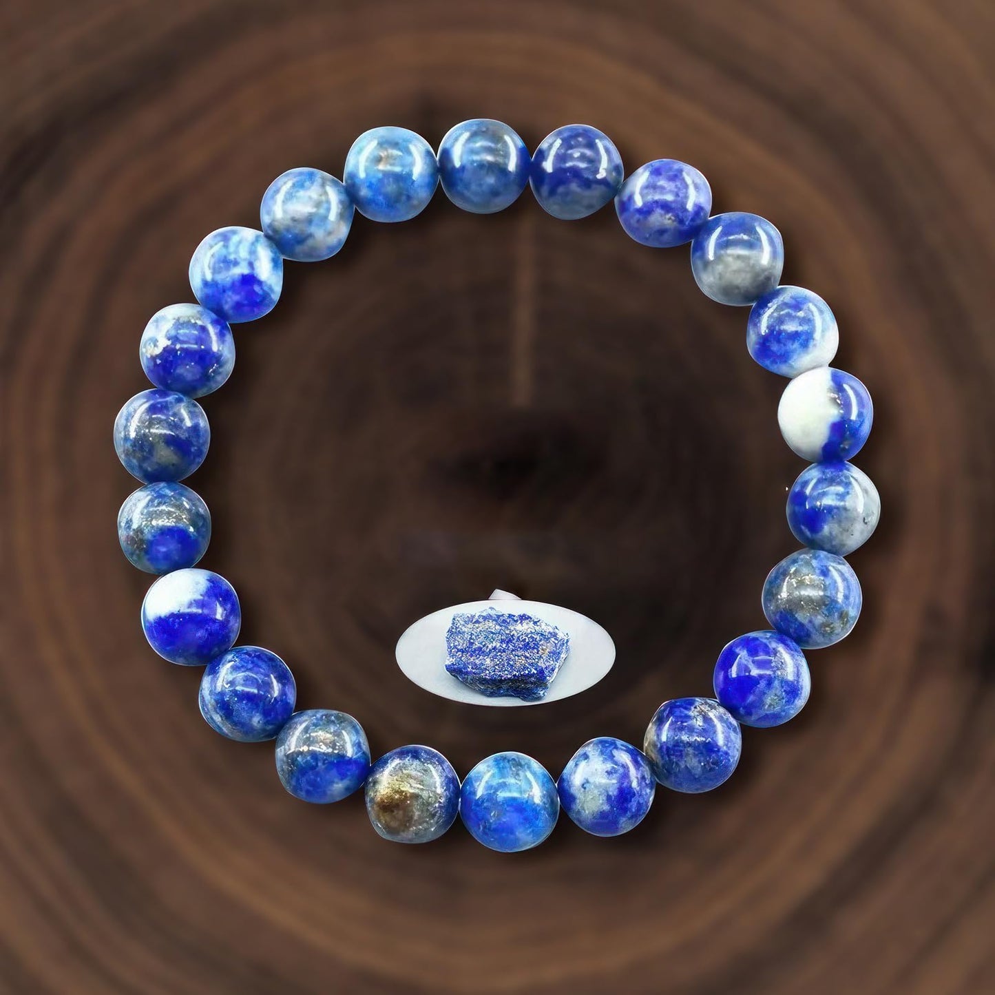 Iooresbeul Healing Crystal Bracelet for Women & Men, 8mm Natural Stone Beaded Stretch Bracelet, Yoga Meditation Jewelry Gift for Her/Him, Round Gemstone Energy Bracelet with Healing Properties-02