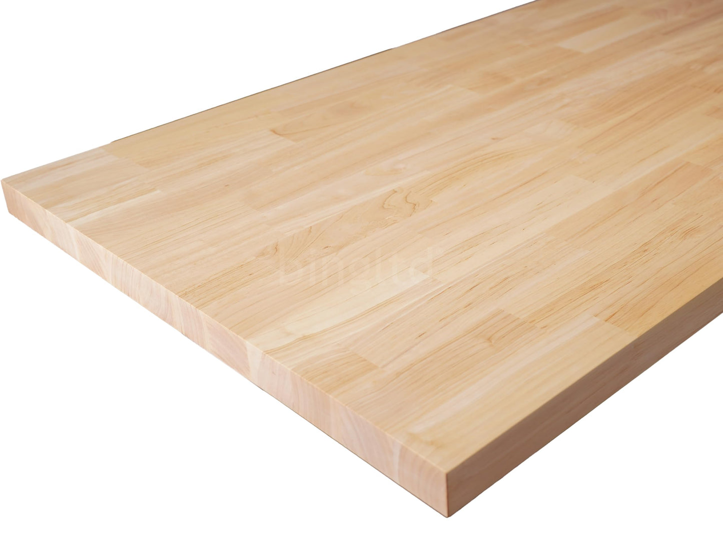 BingLTD- 6 ft x 25 in x 1.5 in Unfinished Birch Solid Wood Butcher Block Countertop with Square Edge