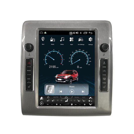 Car Radio Stereo for Dodge Challenger 2008-2014 Replacement Android Auto CarPlay GPS Navigation Vertical Screen Tesla Style with DSP in Dash Headunit Multimedia Player Audio