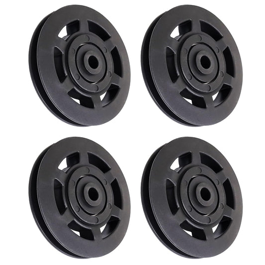 4X Bearing Pulley Wheel GYM Fitness Equipment Part Cable 3-3/4 Inch