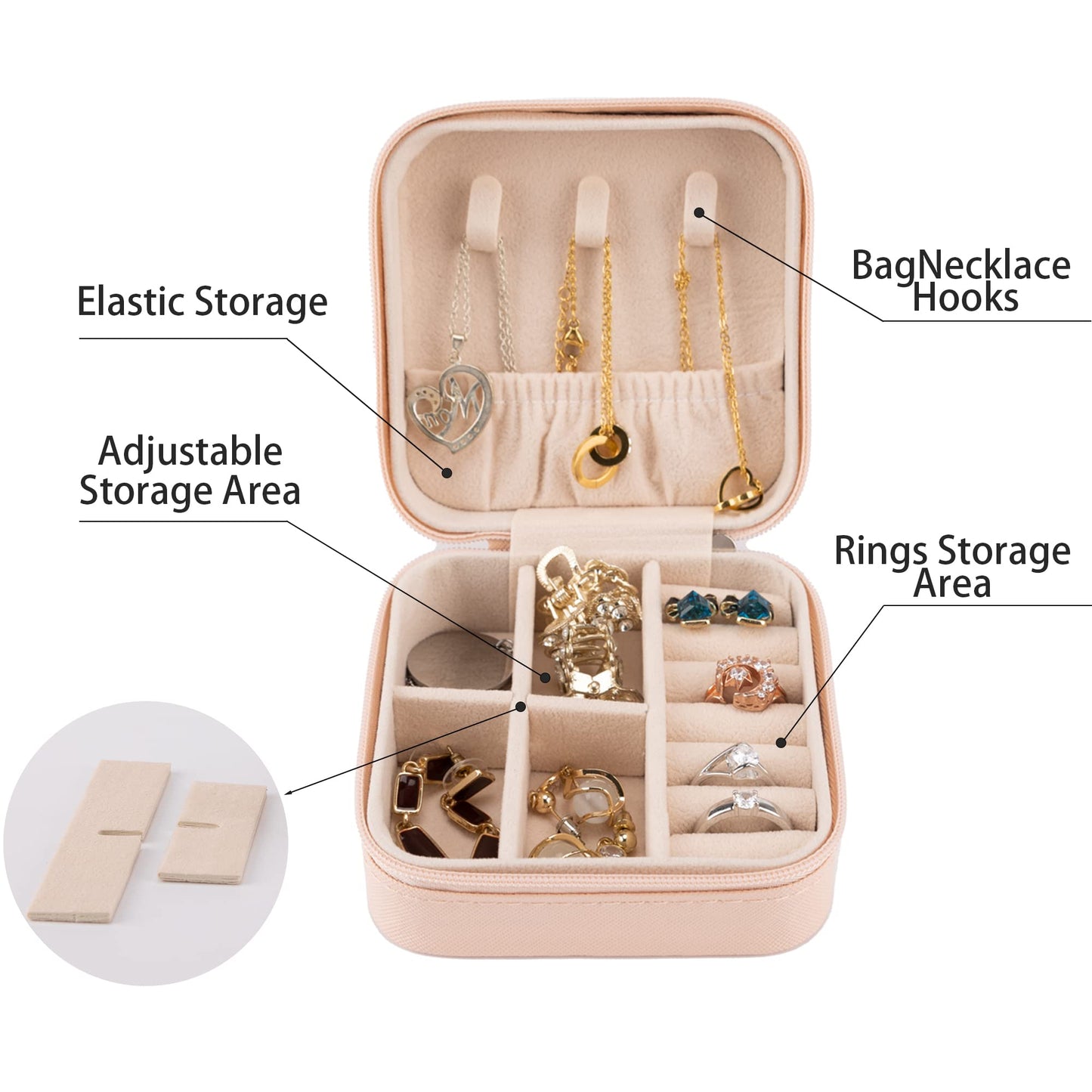 Gtizry Daughter Gift from Mom, to My Daughter Jewelry Box Organizer, Gift for Daughter Birthday, Teen Girls Gift Ideas for Birthday Graduation Christmas Wedding, Daughter Bridal Shower Gift