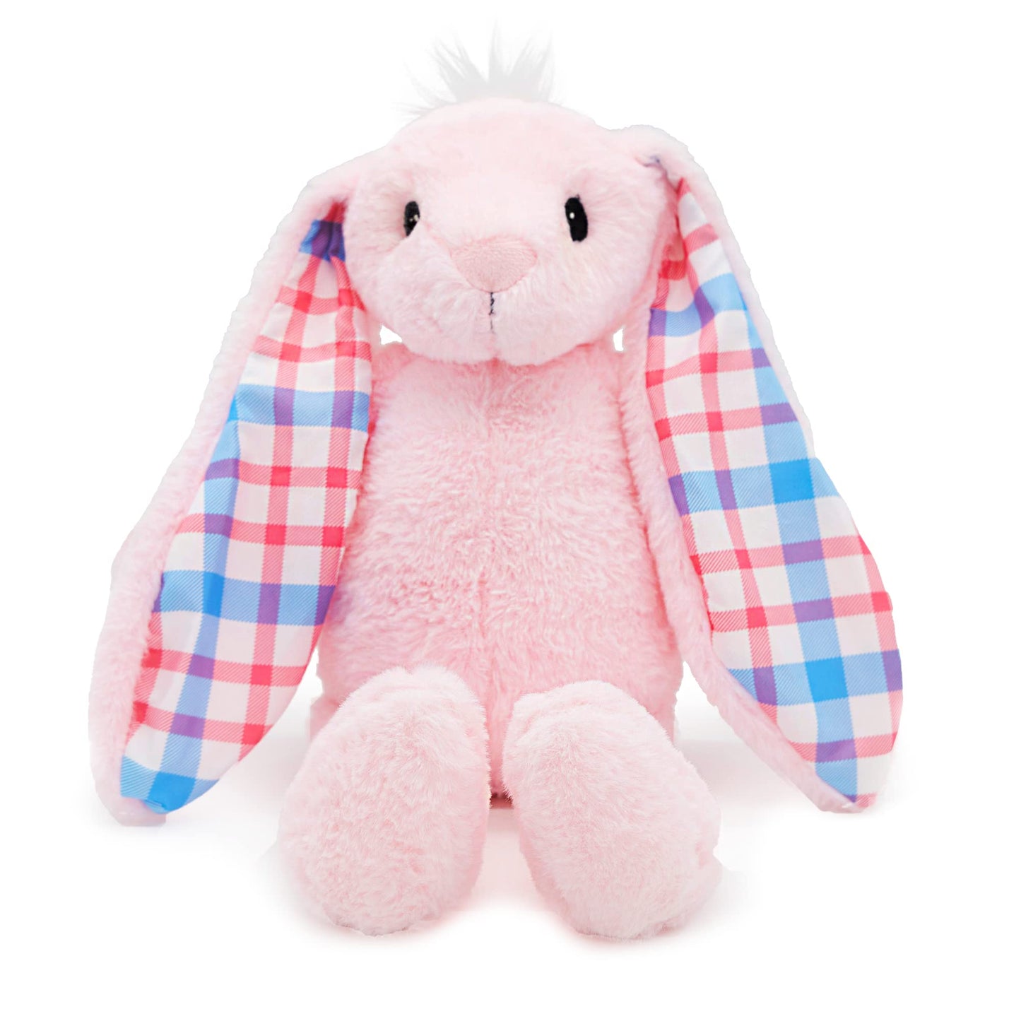 Plushible Easter Bunny Stuffed Animal, 18" (Pink) - Plush, Soft Embroidered Stuffed Bunny Toy for Kids, Newborns, Boys & Girls, Cuddly and Adorable Plush Toys